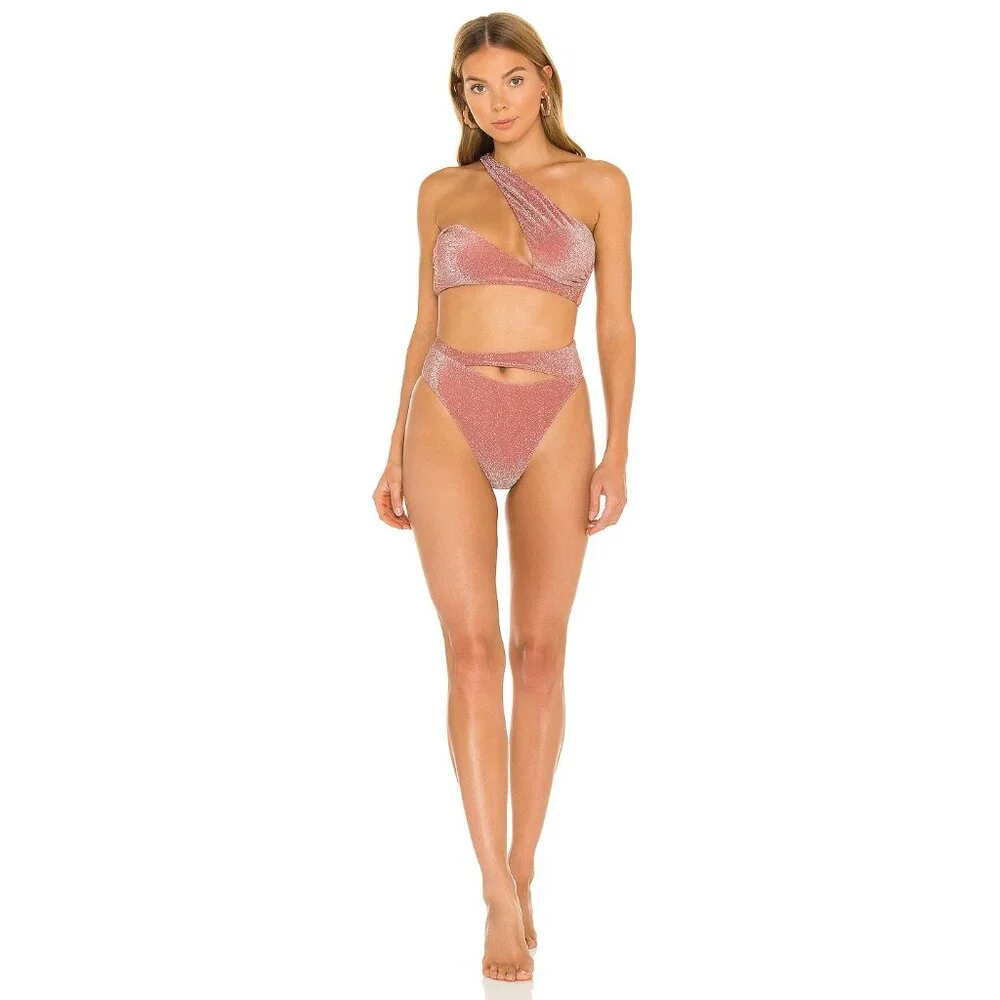 lovewave the Dunja High Waist Bottom Dusty Pink